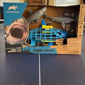 Discovery Shark Submarine Playset - Blue and Gray